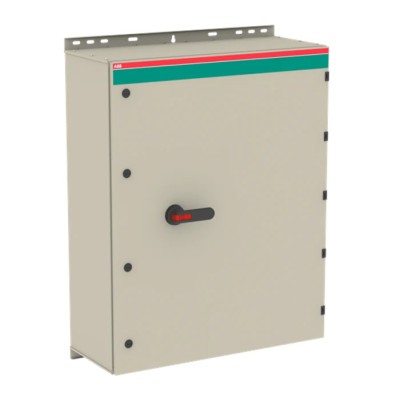 ABB 3-Pole Switch Disconnector, IP65, 1250A, 710 kW, Handle Black, Model OT1250KLUU3BZ