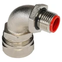 Adaptaflex Nickel Plated Brass Conduit Fitting 16 mm Nominal Size M16 Thread CE Certified 1621-400S