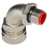 Adaptaflex Nickel Plated Brass Conduit Fitting 16 mm Nominal Size M16 Thread CE Certified 1621-400S