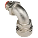Adaptaflex Nickel Plated Brass Conduit Fitting 16 mm Nominal Size M16 Thread CE Certified 1621-400S