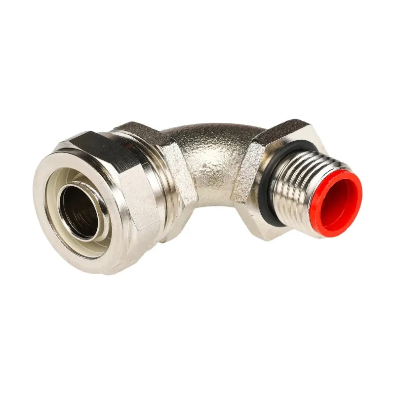 Adaptaflex Nickel Plated Brass Conduit Fitting 16 mm Nominal Size M16 Thread CE Certified 1621-400S