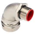Adaptaflex Nickel Plated Brass Conduit Fitting 25 mm Nominal Size M25 Thread IP0 Rating 7TCA296030R0212 SPL25/M25/C90