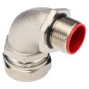 Adaptaflex Nickel Plated Brass Conduit Fitting 25 mm Nominal Size M25 Thread IP0 Rating 7TCA296030R0212 SPL25/M25/C90