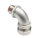Adaptaflex Nickel Plated Brass Conduit Fitting 20 mm Nominal Size M20 Thread Size Silver IP0 7TCA296030R0160 SPL20/M20/C90
