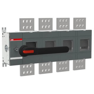 ABB 4-Pole Screw Mount Switch Disconnector OT Series, IP00 and IP65 Rated, 1000V Rated Operational Voltage, 