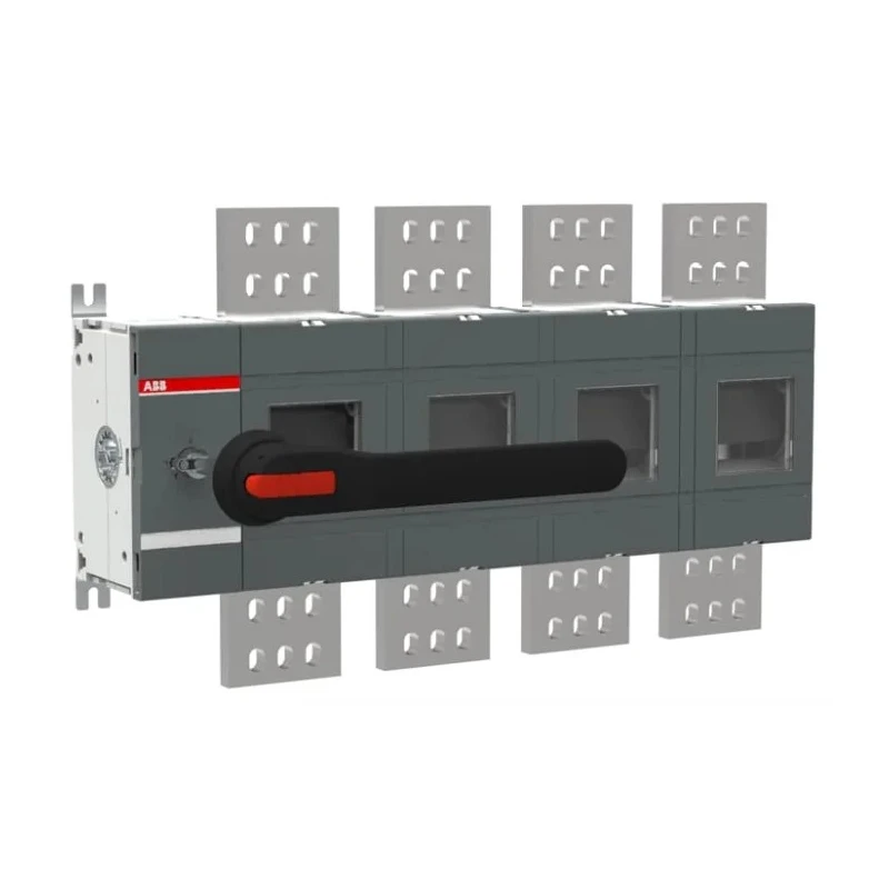ABB 4-Pole Screw Mount Switch Disconnector OT Series, IP00 and IP65 Rated, 1000V Rated Operational Voltage, 