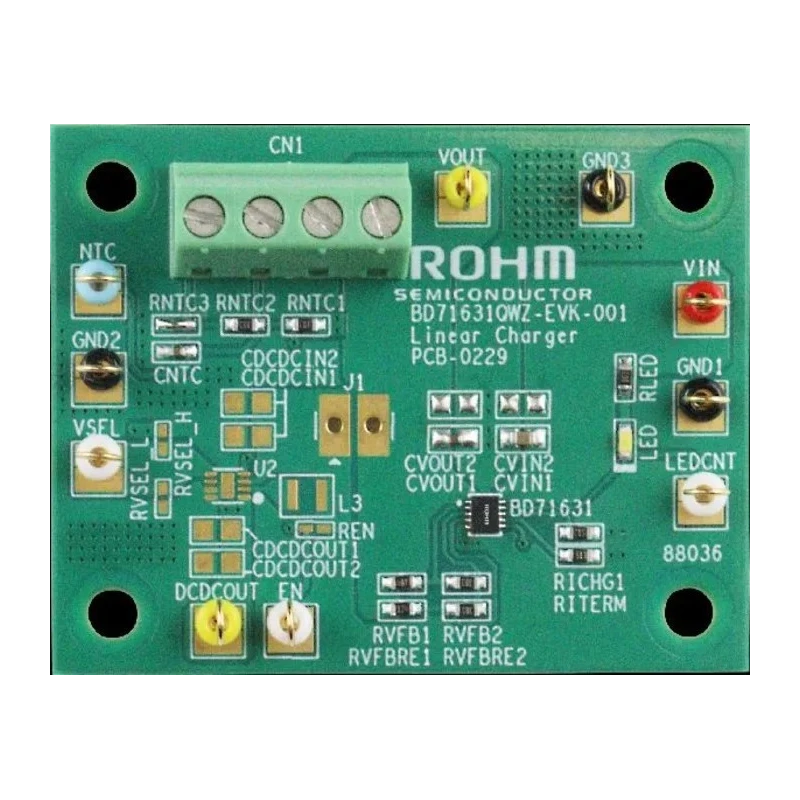 ROHM Evaluation Board for BD71631QWZ Battery Charger Linear Charging IC 