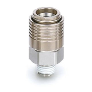 SMC Stainless Steel Pneumatic Quick Connect Coupling R 1/8 in Male Male Straight Fitting KKA3S-01M