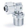 SMC Pneumatic Fitting Male R 1/4 in Push-in Tube 8mm Series KFG Maximum Operating Temperature 260°C KFG2V0806-02S