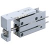 SMC Guide Cylinder 6mm Bore Double Acting Aluminium Alloy Body with Rubber Bumper Cushion MXH6-40Z