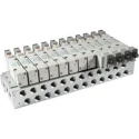 SMC SY7000 Series 2 Station G Manifold Aluminium Body Push-in Port Female Thread 