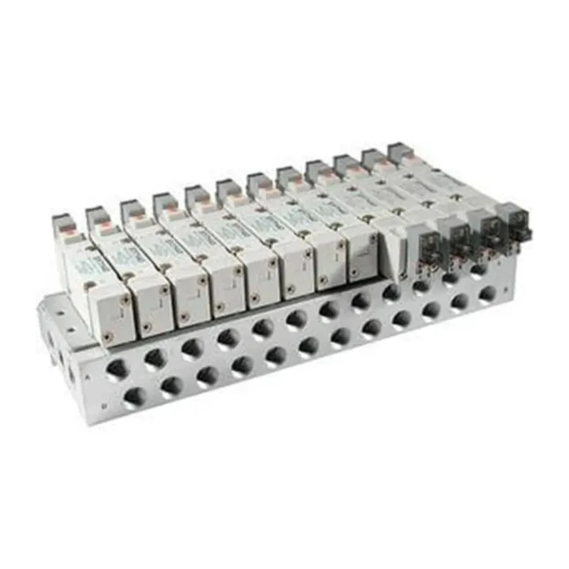 SMC SY7000 Series 2 Station G Manifold Aluminium Body Push-in Port Female Thread 