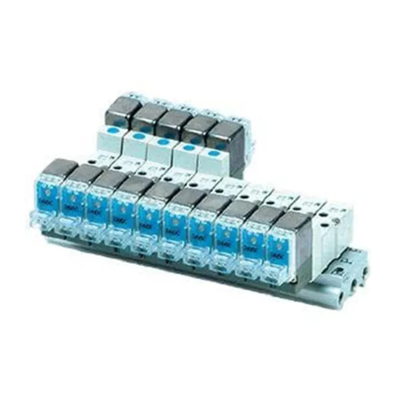 SMC SY3000 Series 6 Station G1 Port Size Aluminium Body Push-in Pneumatic Manifold 