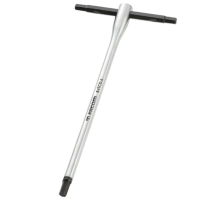 Facom T Metric Hex Key Hex Size 6 mm Long Arm Chrome Vanadium Steel 215mm Overall Length 84TCD.6