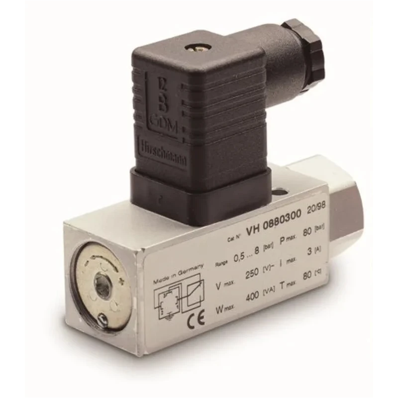 RS PRO Pneumatic Electro-Mechanical Pressure Switch SPDT 1 bar to 16 bar, 250V, G1/4 Threaded Connection 235-4731