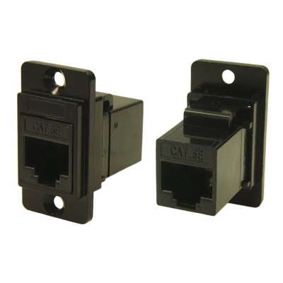RS PRO FT Series Panel Mount RJ45 Connector Female Cat5e Rectangular 1 Port 8 Way RJ45