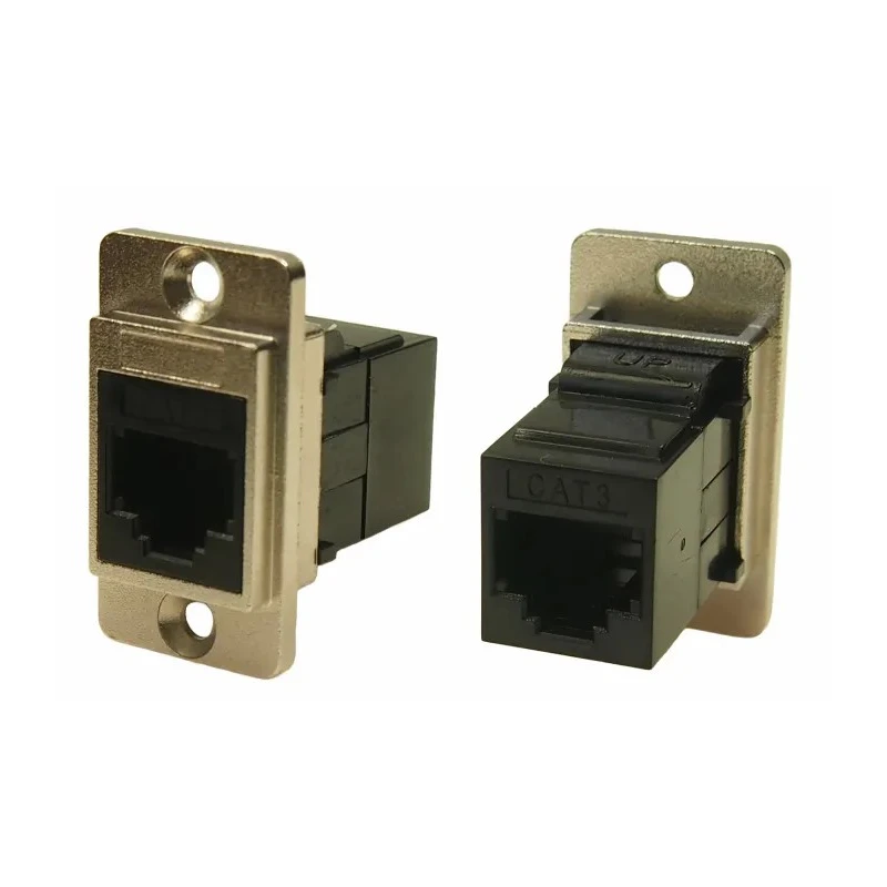 RS PRO FT Series RJ11 Connector Female Panel Mount Cat3 Rectangular 1 Port 6 Way RJ11