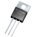 Infineon IPP Type P-Channel MOSFET, 62 A, 100 V Enhancement Mode, 3-Pin TO-220 Package IPP330P10NMAKSA1