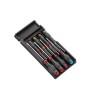 Facom Screwdriver Set Slotted, Pozidriv, Phillips Protwist 8-Piece MOD.AT7