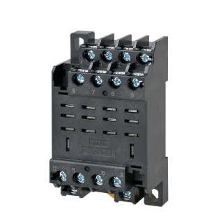Omron LY 14 Way 2000V DIN Rail Relay Socket for LY Series Bi-polar Relay PTFZ-14-E