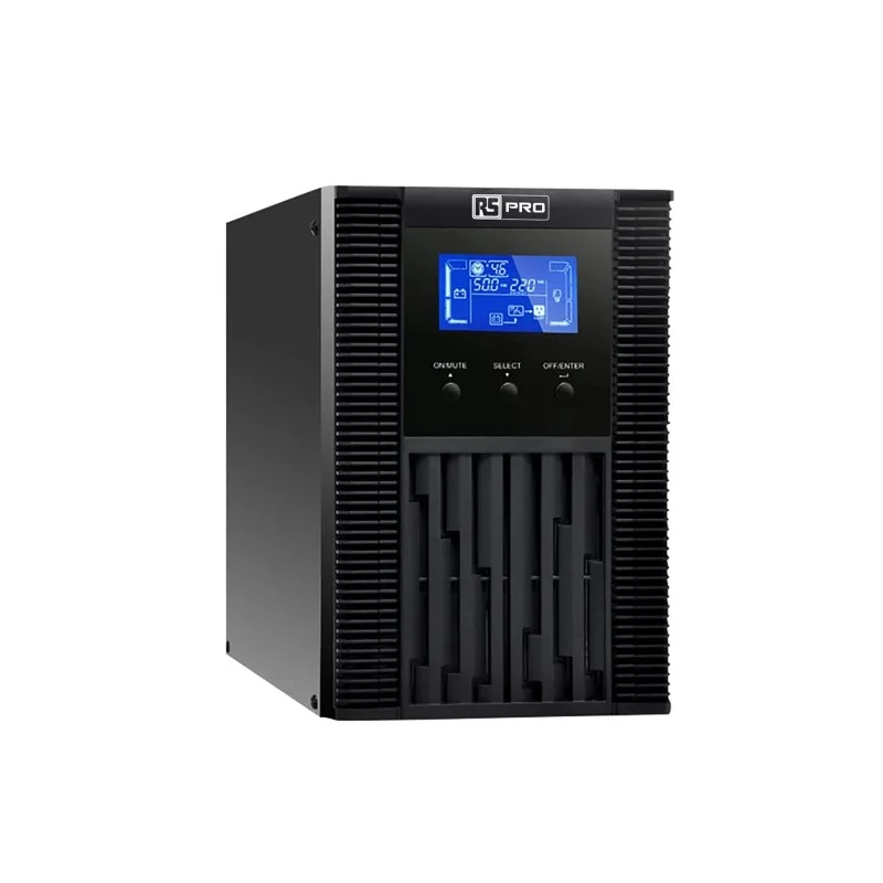 RS PRO Online Uninterruptible Power Supply 1000 VA 800 W Stand Alone Input 110-300 V ac Model 235-5100