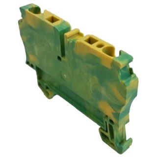 Weidmüller 4-Way WDK 2.5PE Double Deck Earth Terminal Block, 1.5mm² to 150mm² Cable CSA, 300A, Screw Termination 1036300000