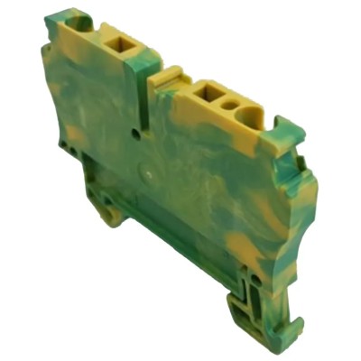 Weidmüller 4-Way WDK 2.5PE Double Deck Earth Terminal Block, 1.5mm² to 150mm² Cable CSA, 300A, Screw Termination 1036300000