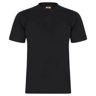 Orn Black Cotton and Recycled Polyester Short Sleeve Unisex T-Shirt 2XL 1005R/B/2XL