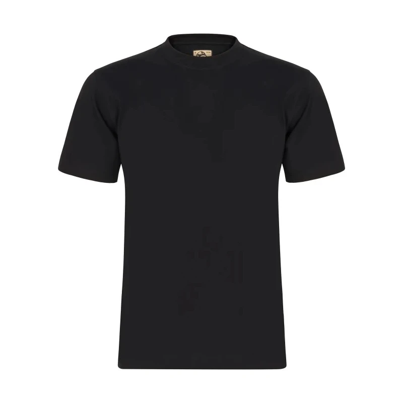 Orn Black Cotton and Recycled Polyester Short Sleeve Unisex T-Shirt 2XL 1005R/B/2XL