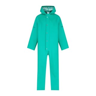 Skytec Green Reusable Chemical Resistant Overall, Chest Size 122 to 130 cm, Size 2XL, EN 14605, Zipper and CCCSB/004400/GN5
