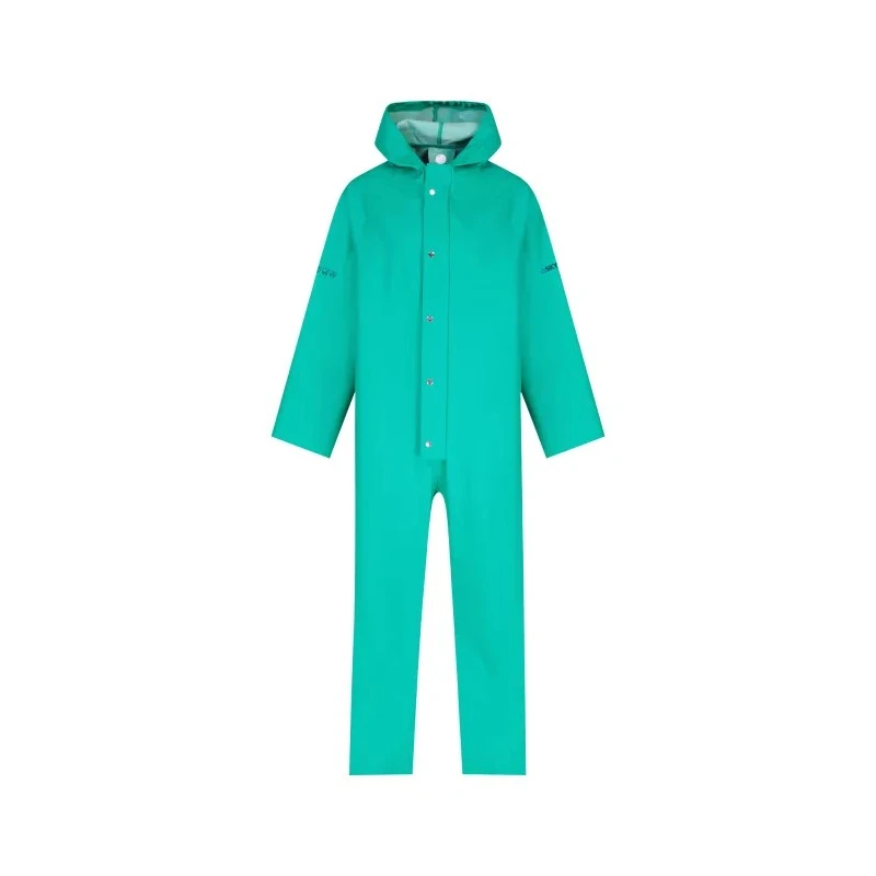 Skytec Green Reusable Chemical Resistant Overall, Chest Size 122 to 130 cm, Size 2XL, EN 14605, Zipper and CCCSB/004400/GN5