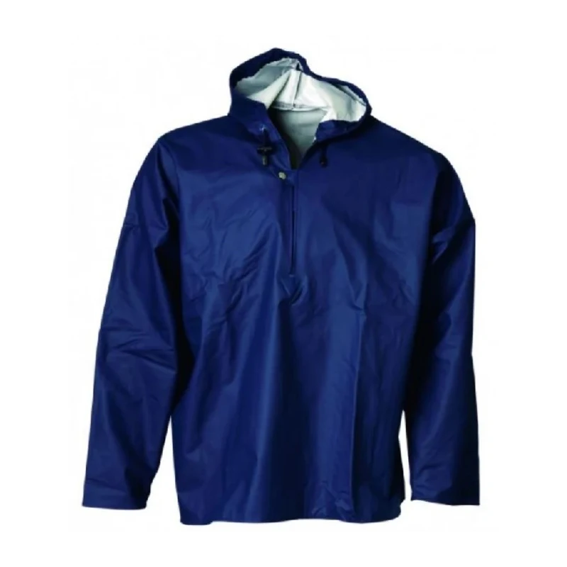 Elka Gb Royal Blue Chemical Resistant Liquid Resistant Work Jacket Zipper Size S E0102/S