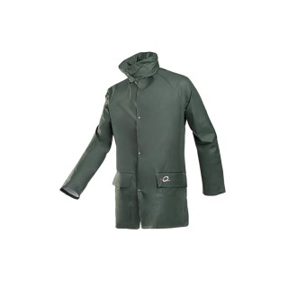 Sioen Waterproof Work Jacket Khaki Size 2XL Unisex Polyester Knitted Fabric Lining F0645
