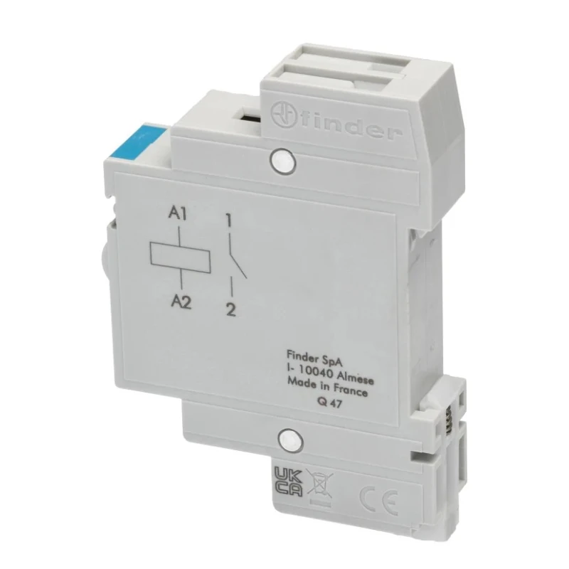 Finder DIN Rail Monostable Relay 24V DC Coil 20A Switching Current 1 NO 22.21.9.024.4000