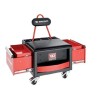 Facom Aluminium 2 Drawer Wheeled Tool Trolley Black, Length 580mm Width 540mm TCS-P1PF