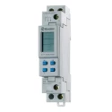 Finder Digital 12 DIN Rail Time Switch 230V AC Single Channel 1min Segment Length SPDT Contact Configuration 12.71.8.230.0000
