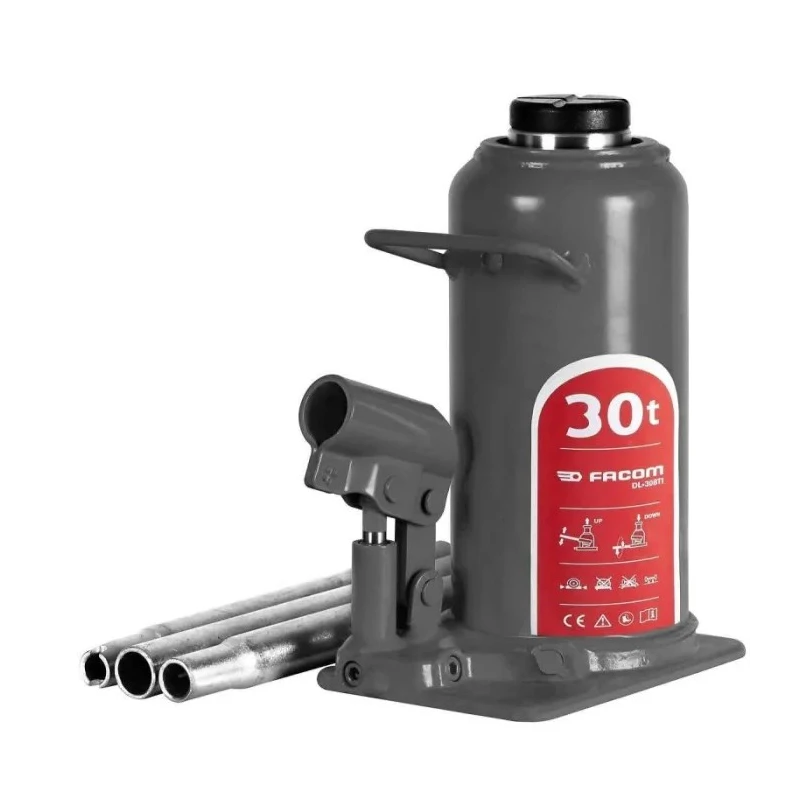 Facom Heavy-Duty Bottle Jack 165 mm Lifting Height 30t Load Capacity DL.30BTIPF