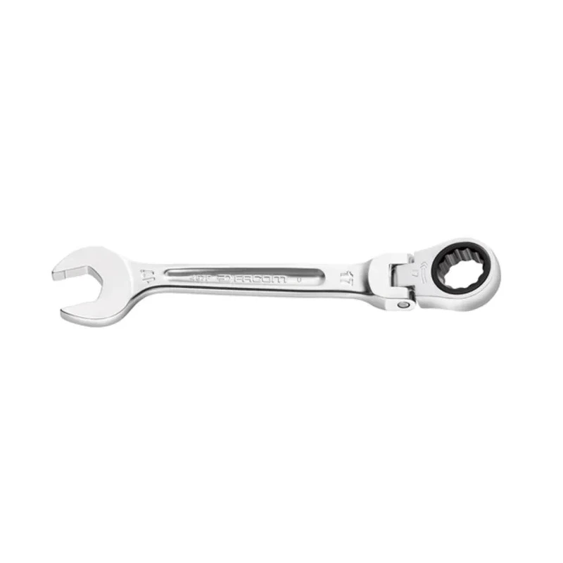 Facom Combination Spanner 7 mm, 140mm Overall Length, Chrome Finish 467BF.7
