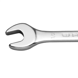 Facom Combination Ratchet Spanner Chrome, 90mm Overall Length, 9/32 in Size 39.9/32