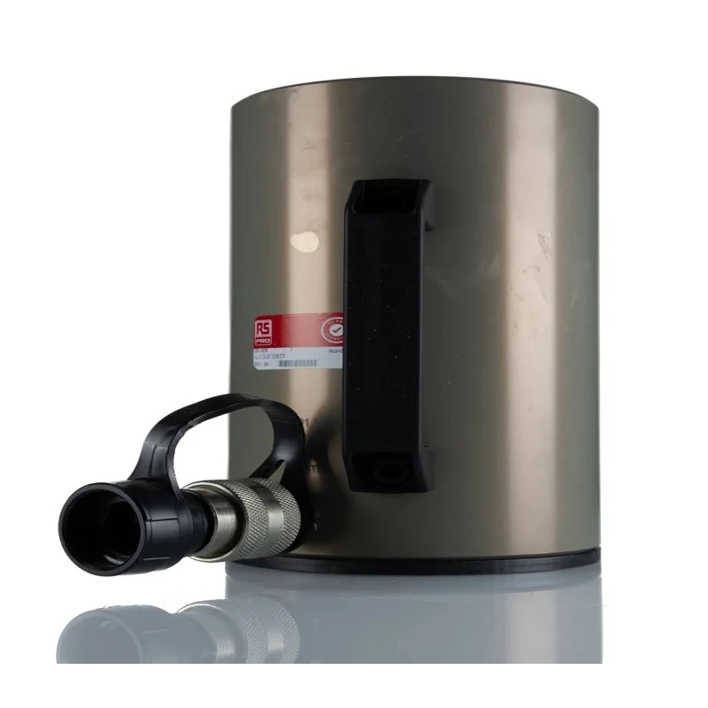RS PRO Portable General Purpose Hydraulic Cylinder Single Acting 50 Ton Capacity 100 mm Stroke 700 bar 235-8218