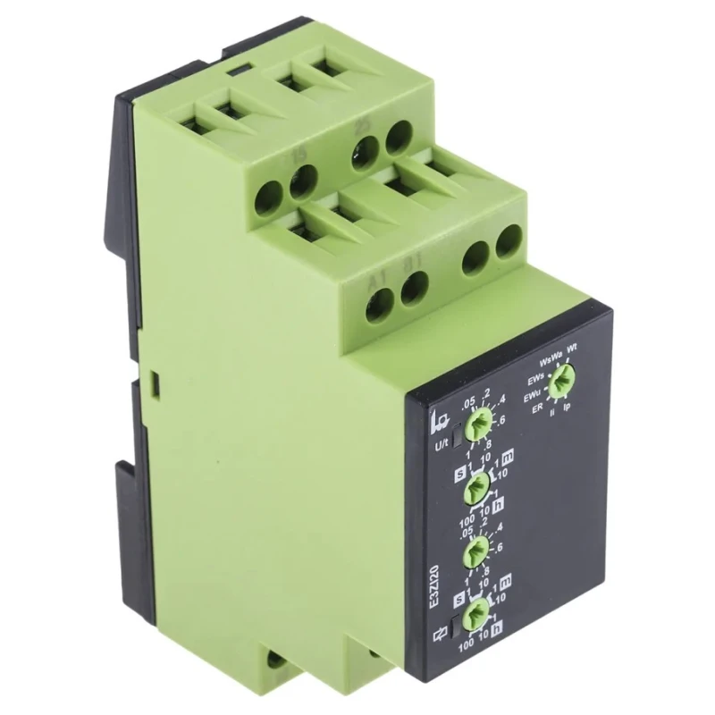 Tele Multifunction DIN Rail Timer Relay, 2-Contact DPDT, 12-240 V AC/DC, 0.05 s to 100 h Time Range E3ZI20