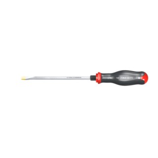 Facom Standard Insulated Slotted Screwdriver 14 mm Tip Width, 2.5 mm Tip Thickness, 250 mm Blade, 375 mm Overall ATWH14X250