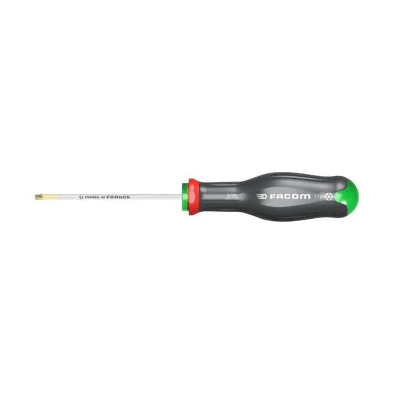 Facom Standard Screwdriver with IPR15 Tip, 75 mm Blade Length, 185 mm Overall Length IPR15
