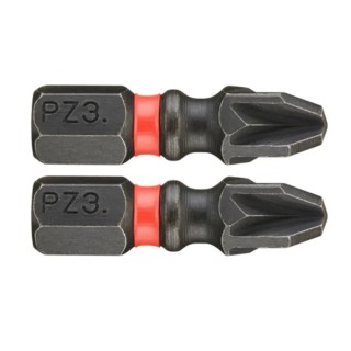 Facom Screwdriver Bit PZ3 Tip Pozidriv Drive 47.5 mm Overall 2-Piece END.103