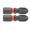 Facom Screwdriver Bit PH3 Tip Phillips Drive 47.5 mm Overall Length 2-Piece ENP.103