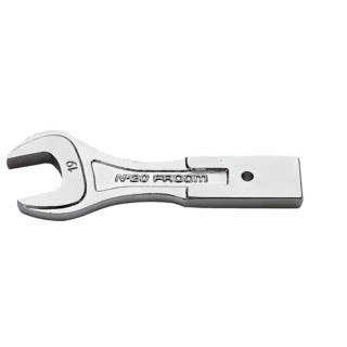Facom Open End Spanner Insert 12 x 7 mm Insert, 15 mm Size, Chrome Finish, Steel 20.15