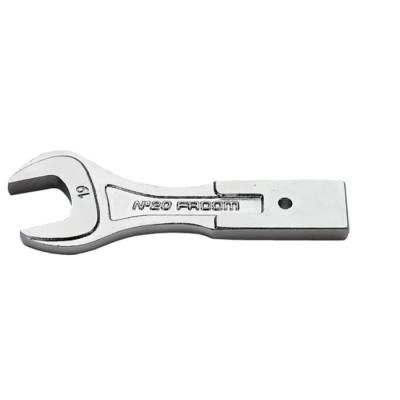 Facom Open End Spanner Insert 12 x 7 mm Insert, 15 mm Size, Chrome Finish, Steel 20.15