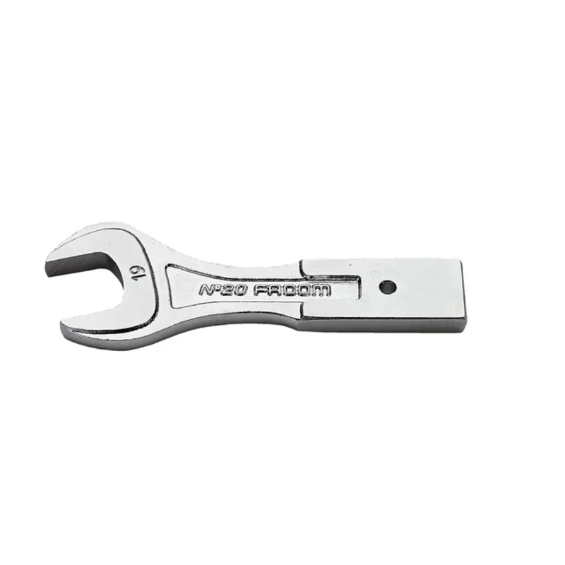 Facom Open End Spanner Insert 12 x 7 mm Insert, 15 mm Size, Chrome Finish, Steel 20.15