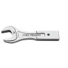 Facom Open End Spanner Insert 12 x 7 mm Insert, 15 mm Size, Chrome Finish, Steel 20.15