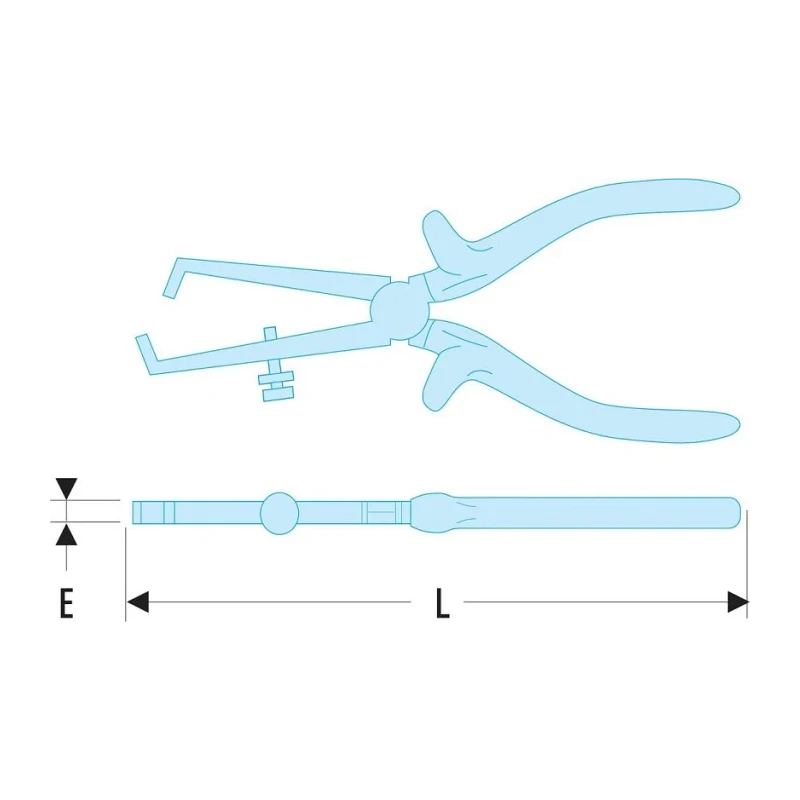 Facom 194 VDE Series Insulated Wire Stripper Max Diameter 2.5 mm 170mm Overall Length 194.17AVSE